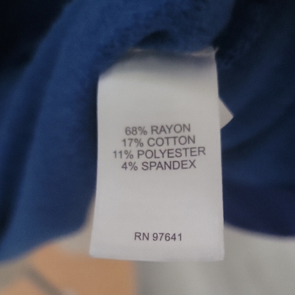 J. Jill Button-Up Top Blouse V-Neck Long Sleeve Casual Blue XL - Picture 3 of 6